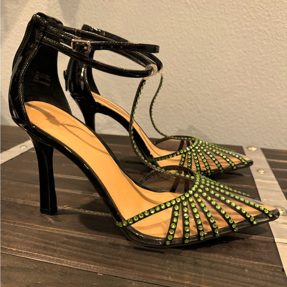 Gem Stone Heels with Ankle strap ✨